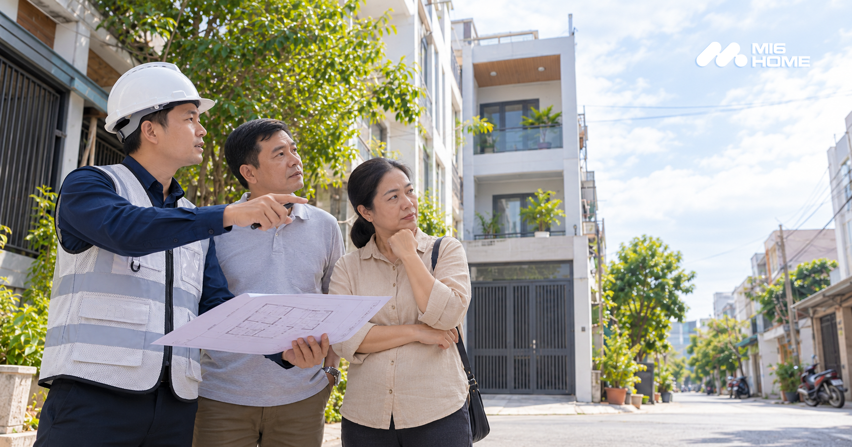 Chọn hướng nhà hợp tuổi khi thiết kế nhà phố