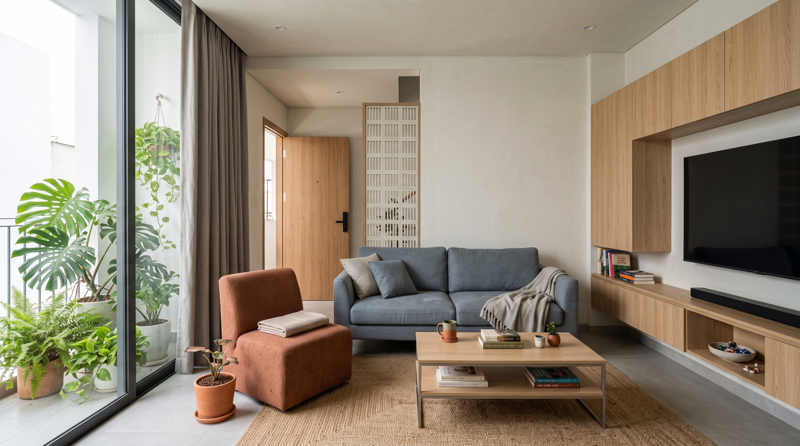 Phối màu sơn nhà theo nguyên tắc 60-30-10